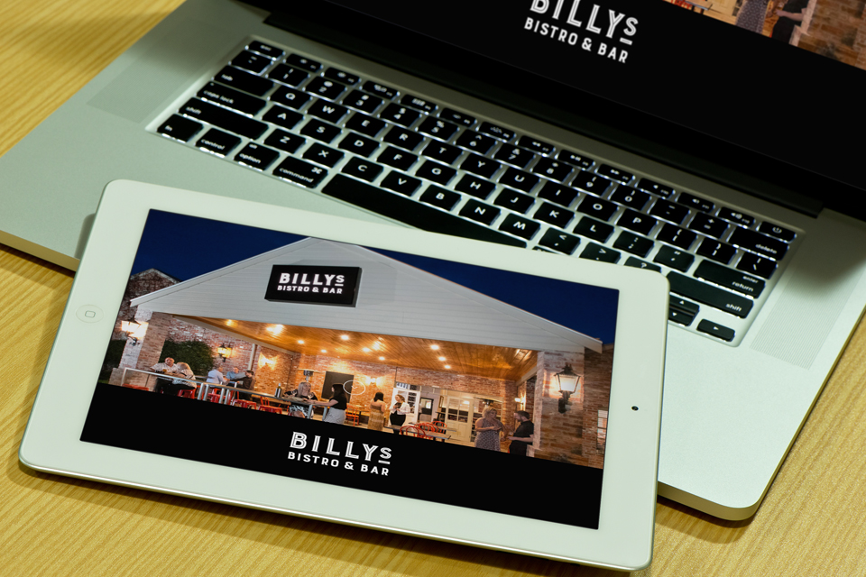 Billys Bistro & Bar Website Design Ballarat