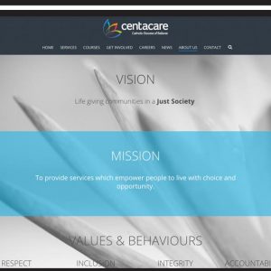 Centacare-Ballarat-Website Design